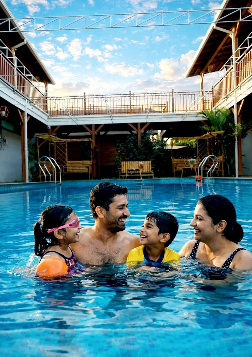 Celebration at Le Pino Resorts pool